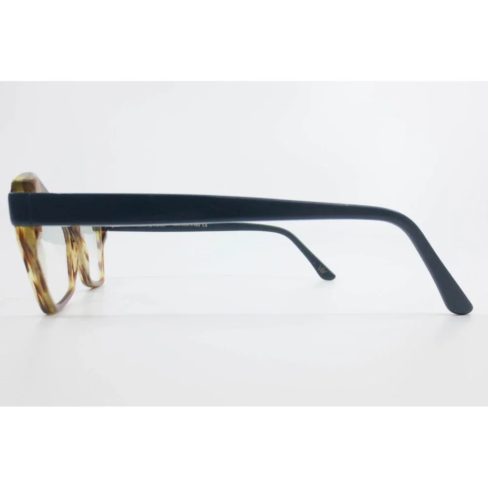 Vint & York Primavista VYYLT Cat Eye Eyeglasses Amber Tortoise Navy Blue